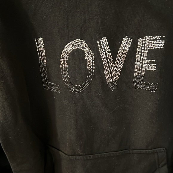 🖤Zadig & Voltaire LOVE Hooded Sweatshirt Size Large - Picture 2 of 7